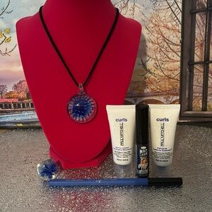 🛍️B2G1 FREE🛍️NWT 6 Piece Makeup & Jewelry Set: necklace, ring, mascara,